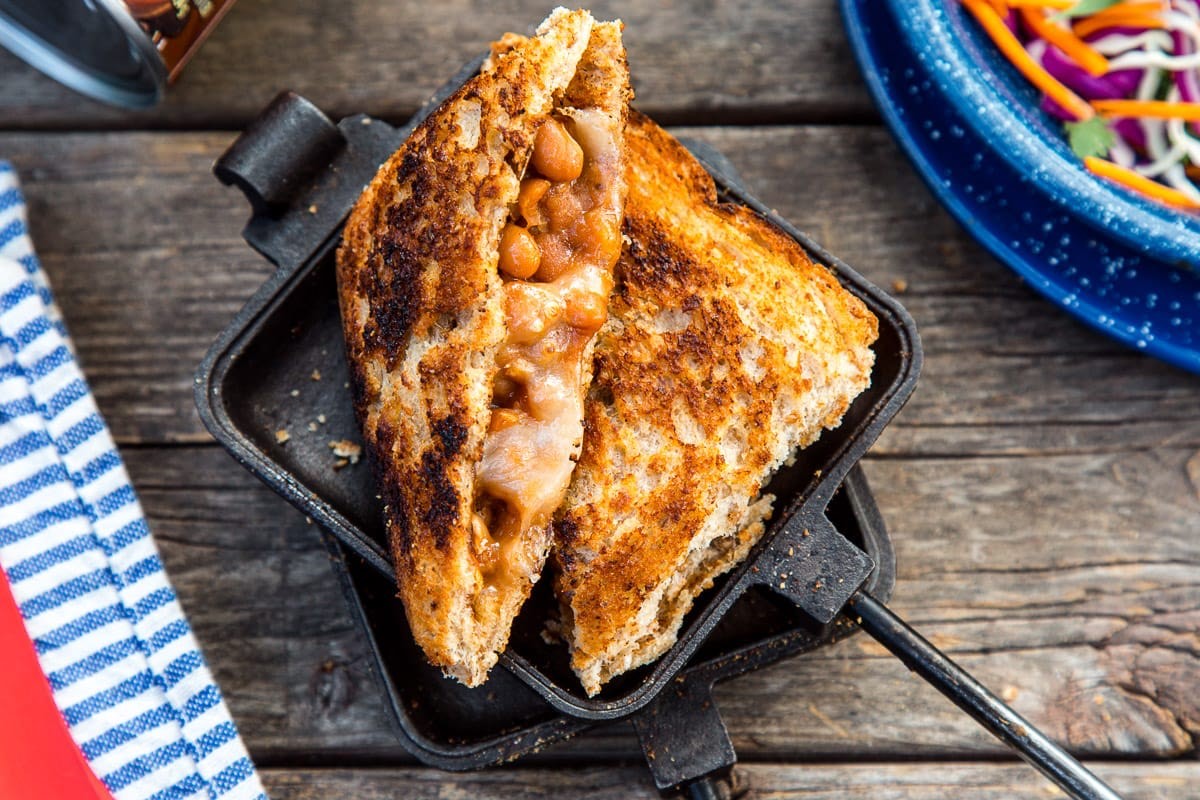 this-week-s-recipe-pie-iron-baked-bean-cheese-toasties